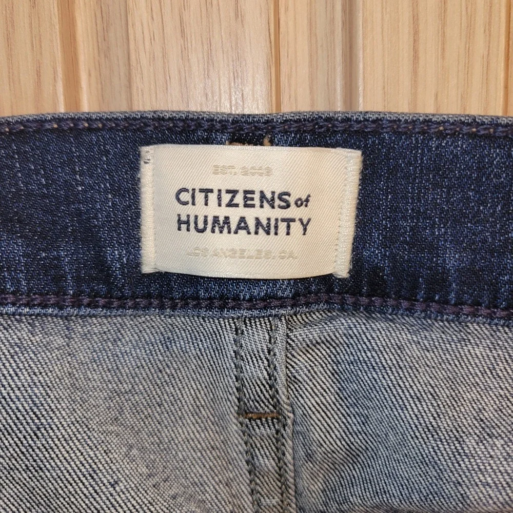Citizens of Humanity Isola Straight Leg Jeans Dark Wash  Womens 27